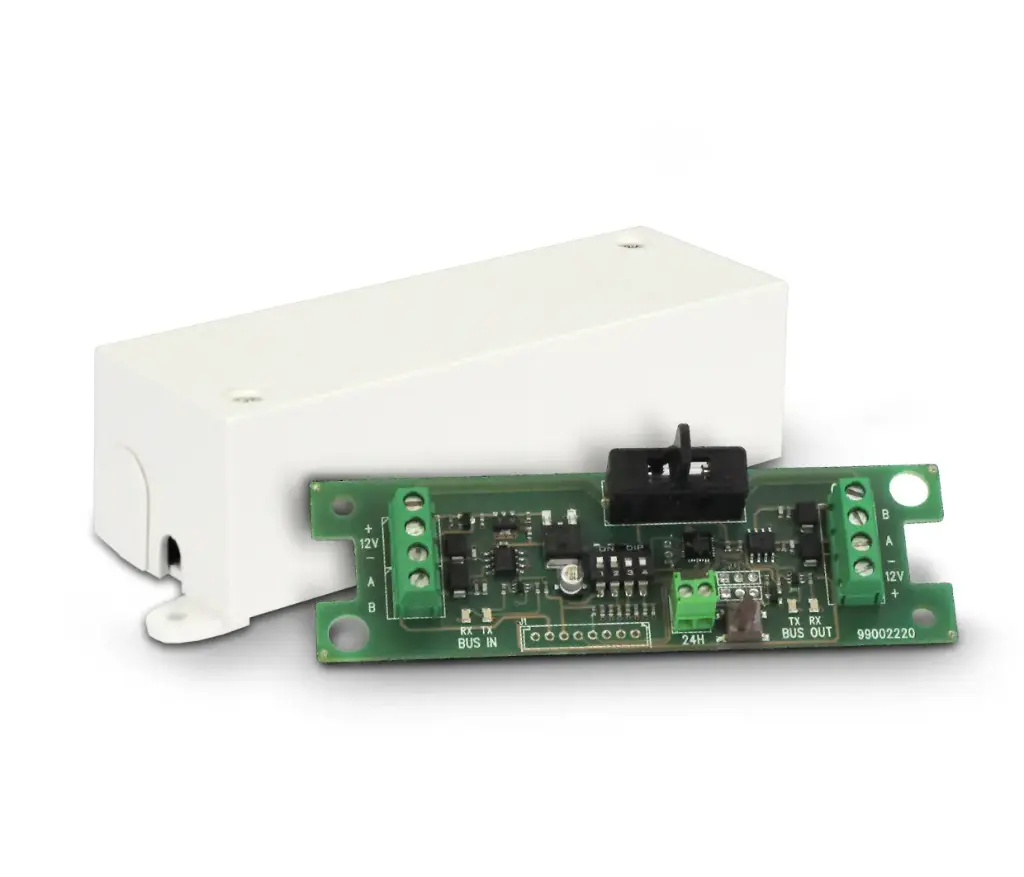 ELMO RPX485 Ripetitore di linea seriale che ripete, rigenera e isola funzionalmente la linea seriale RS-485 ULTRABUS