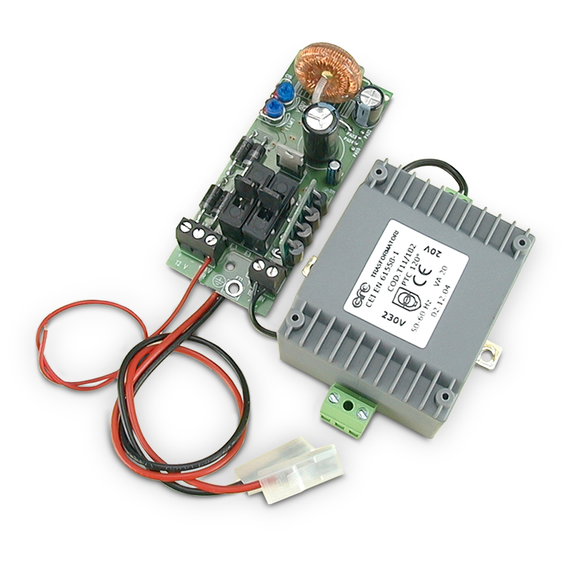 ELMO TRHAL Alimentatore in Kit 230 Vac – 13,8 Vcc (1 A). Da installare all’interno del contenitore dei combinatori GSM serie TRH