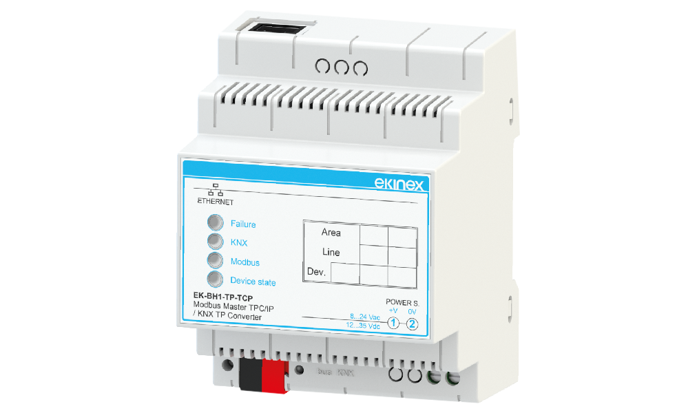 EKINEX Gateway Modbus TCP/IP master - KNX