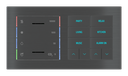 EKINEX Multisensore T - U.R. - CO2 eq. e pulsante 10 tasti con testi/simboli retroilluminati e sensore di prossimità per placca a 2 posti