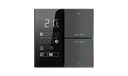 EKINEX EK-EQ2-TP-RW-NF Termostato ambiente KNX con display LCD e sensore di umidità- LED bianchi e rossi - versione NF