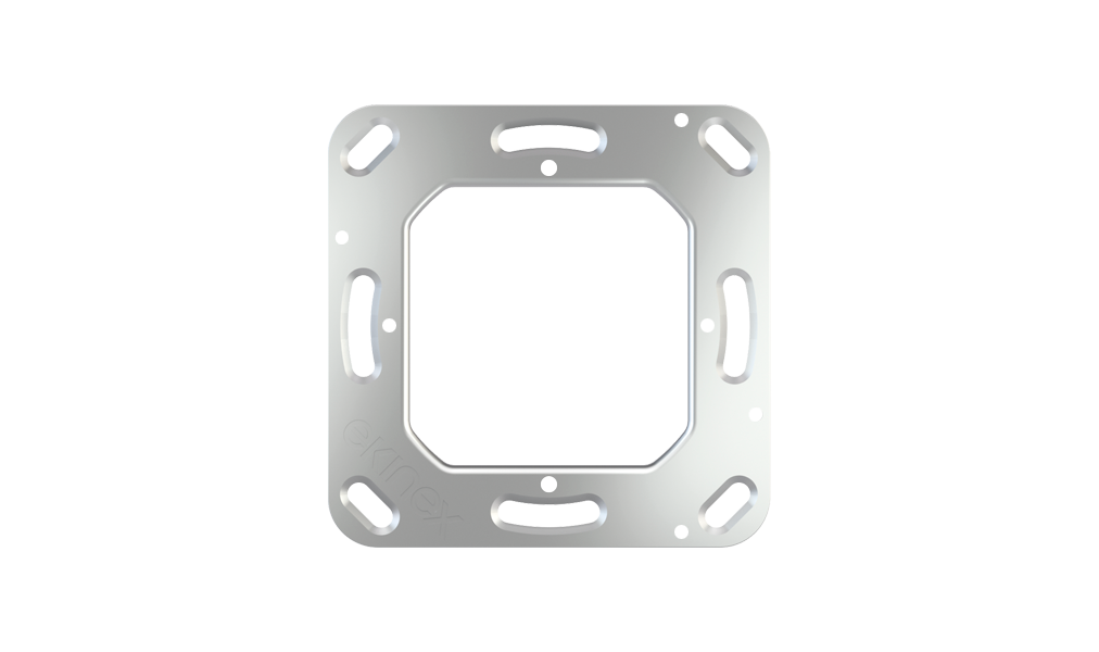 EKINEX EK-SMQ-71-S Confezione 1 pezzo supporto di montaggio quadrato per Signum