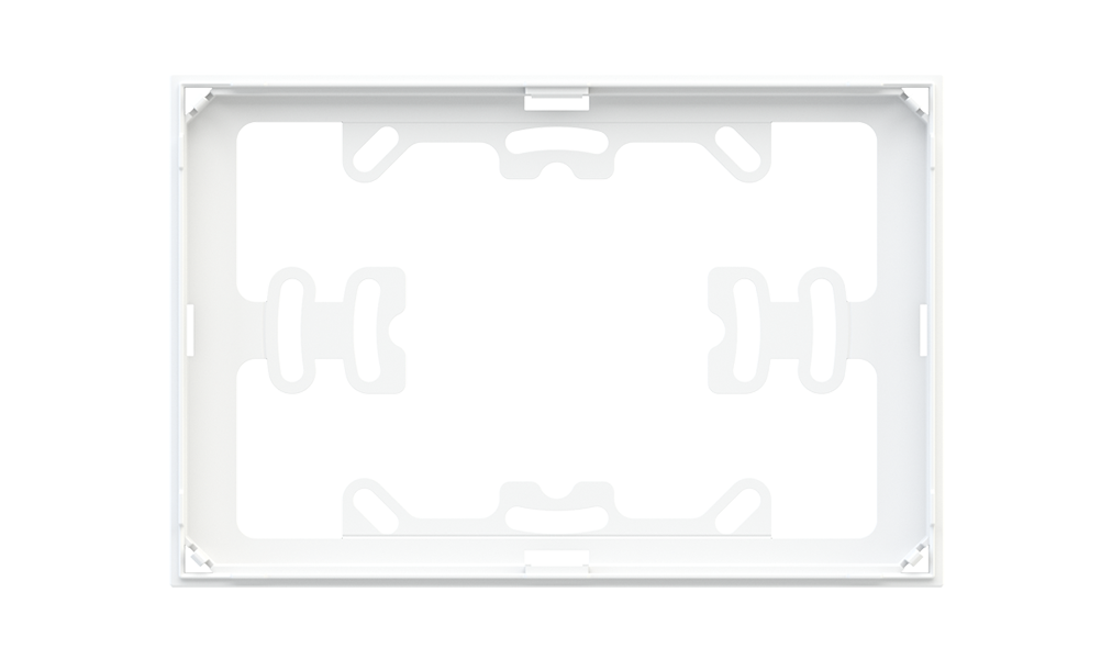 EKINEX EK-TAR-1-NFW Confezione 1 pezzo telaio adattatore rettangolare senza cornice bianco (serie NF)