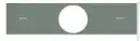 Core Tasti termostato Eclipse - Alluminio Soft-touch