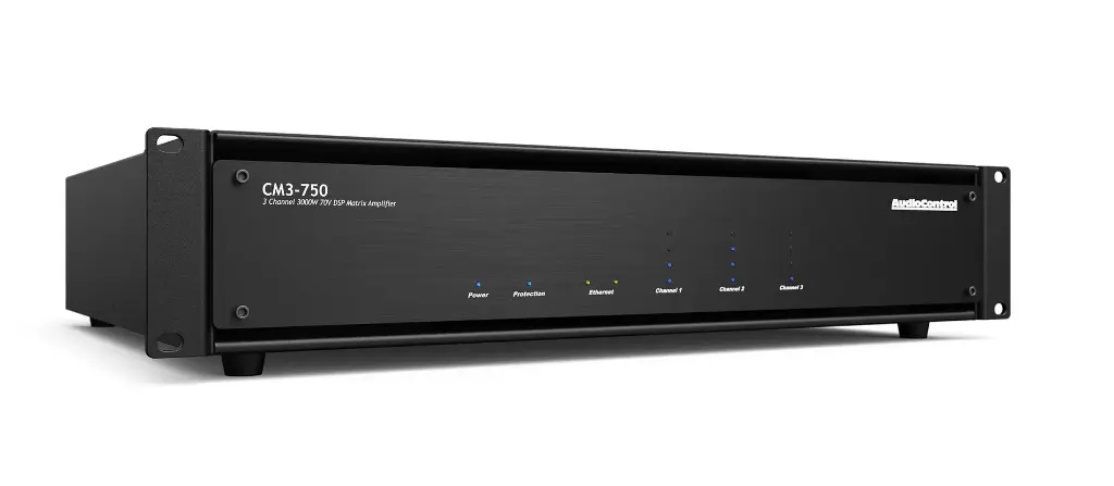 AUDIOCONTROL ACP-CM-3750 Amplificatore di potenza del segnale a 70/100V 3ch