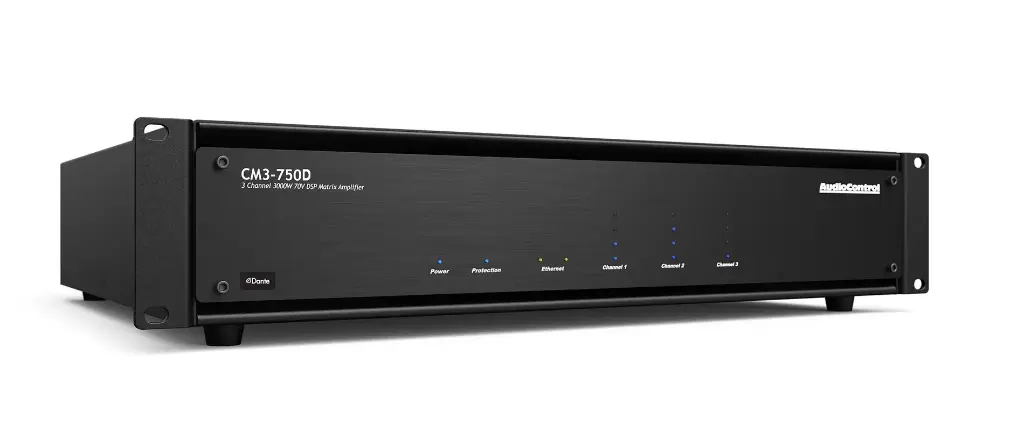 AUDIOCONTROL ACP-CMD-3750 Amplificatore di potenza a 70/100V 3ch (Dante)