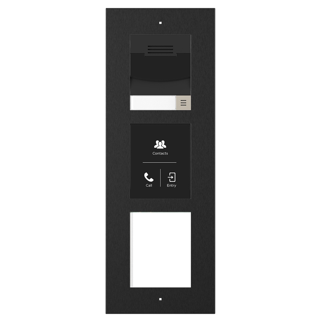 CONTROL4 C4-DS3VK-3TSFM-BL Videocitofono IP da incasso a 3 moduli Nero