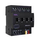 HDL MR0416D.431 Attuatore barra DIN 4CH 16A con 3 input