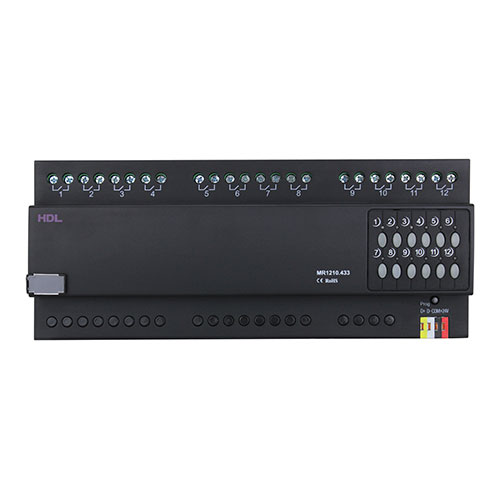 HDL MR1210.433 Attuatore barra DIN 12CH 10A