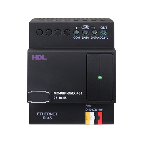 HDL MC48IP-DMX.431 Controller barra DIN luci DMX 48 canali