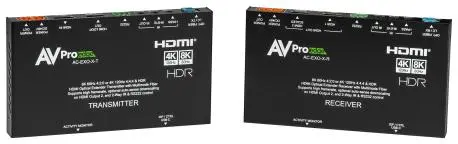 AVPro Edge AC-EXO-X Kit di estensione HDMI in fibra ottica 40Gbps 8k