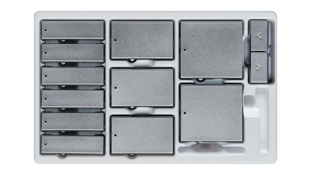 CONTROL4 C4-CKSK-C-AU Kit pulsanti tastiere Square Contemp. Aluminum