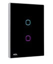 HDL M/TBP2.1-A2-46-US-BL Tastiera iTouch US 2 puls. nero