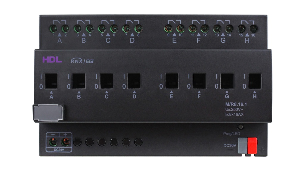 HDL M/R8.16.1 Attuatore 8CH 16A DIN