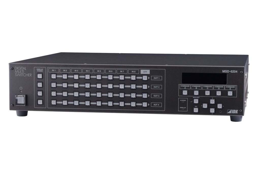 IDKAV IDK MSD-6204 Switcher 4 scaler seamless, 8 IN/4 OUT