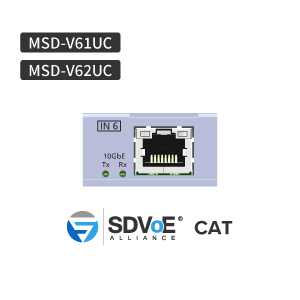 IDKAV IDK MSD-VIV1UC Ingresso opz. 4K SDVoE LAN 10Gb su cavo CAT6A