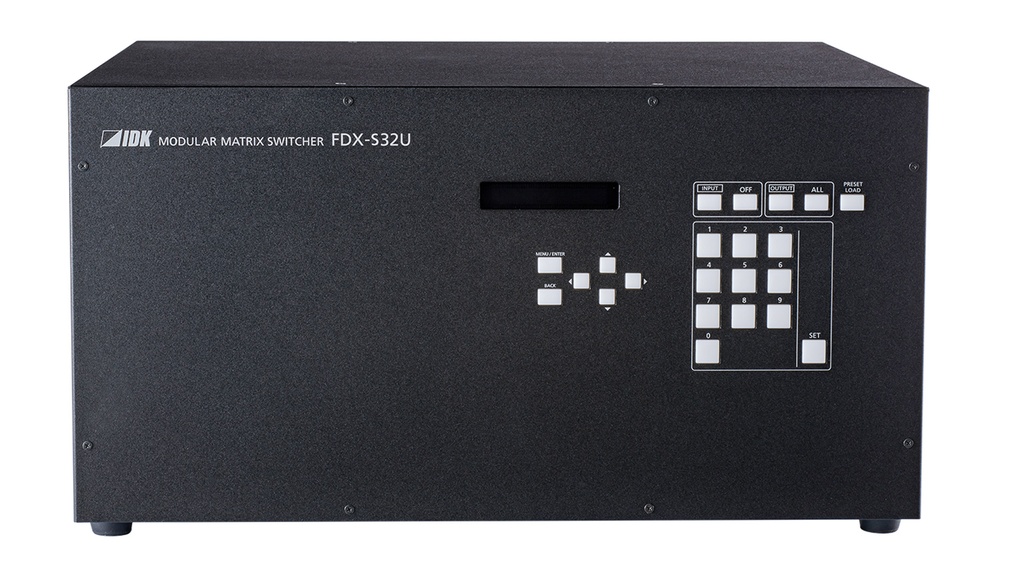 IDKAV IDK FDX-S32U Matrice digitale 4K modulare 32x32, slot 8IN+8OUT