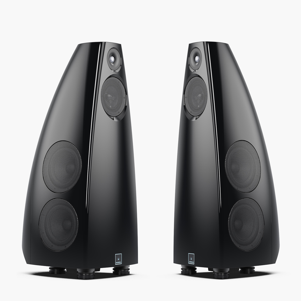 MERIDIAN DSP9 (COPPIA) BLACK Coppia Diffusori da pavimento attivi con dsp
