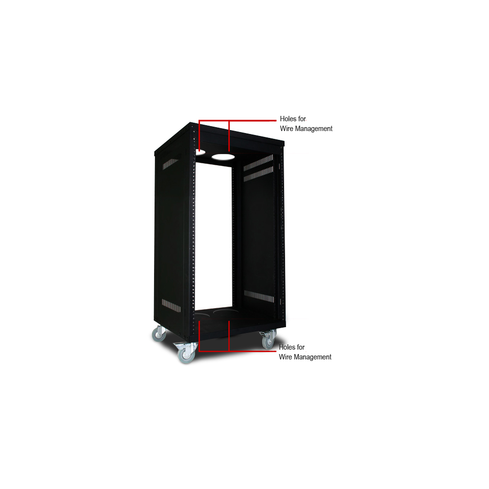 STRONG SR-CS-RACK-16U Rack con pannelli laterali 16U profondità 45 cm