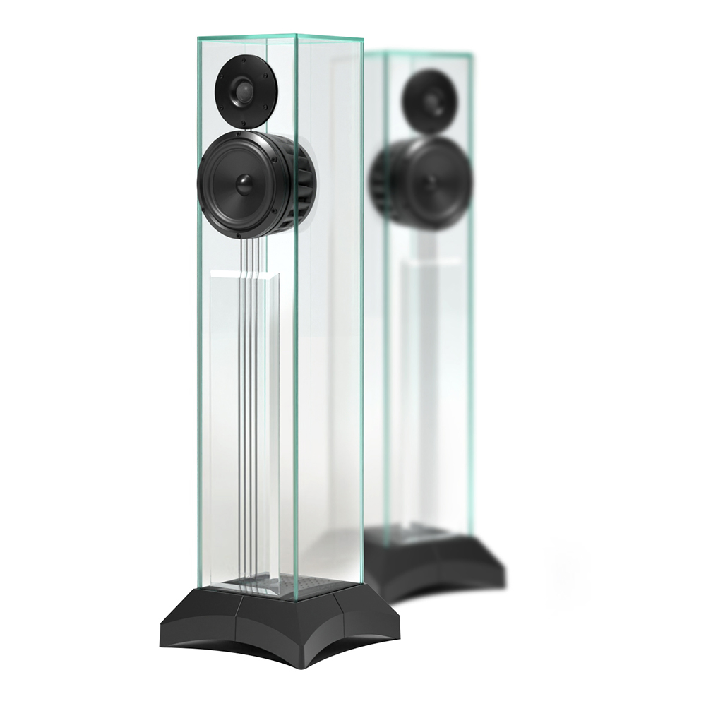 WATERFALL AUDIO IGUASCU XT (Coppia) Diffusori da pavimento in vetro