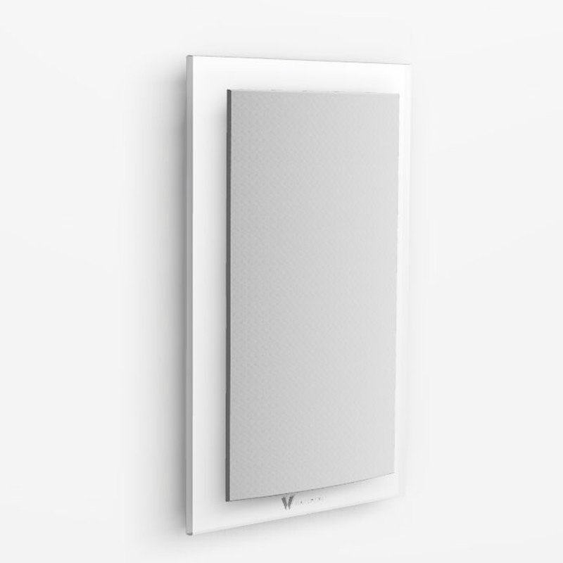 WATERFALL AUDIO HURRICANE IN WALL GLASS WHITE Diffusore a muro a 2 vie