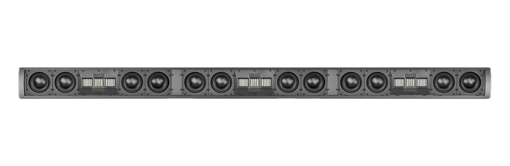 WISDOM C38M x 3 SuperBar diffusore frontale a parete