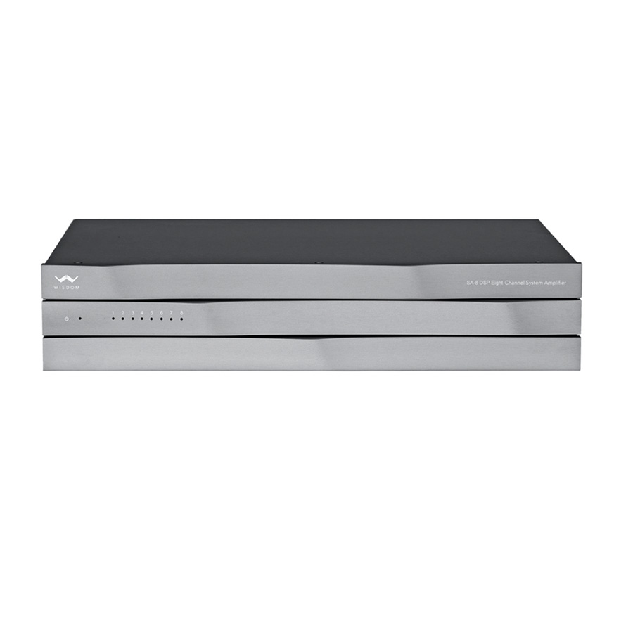 WISDOM SA-8 DSP Amplificatore di potenza con DSP
