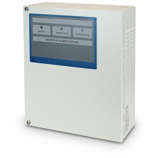 [C10] ELMO C10 Contenitore per alimentatore (AL/2.5) e batteria (fino a 12 V / 17 Ah) dotato di LED di controllo