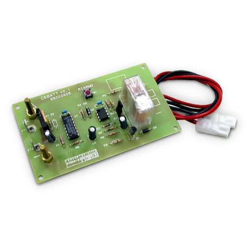 [CSBATT] ELMO CSBATT Circuito disgiuntore di batteria. Impedisce la scarica irreparabile delle batterie in tampone installate nelle apparecchiature funzionanti a 12 Vcc