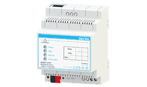 [64EK-BJ1-TP-MSTP] EKINEX Gateway BACnet MS/TP server - KNX