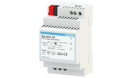 [EK-AH1-TP] EKINEX Alimentatore bus KNX 640mA con uscita 30 Vdc