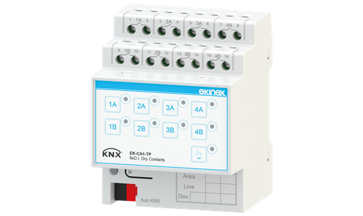[EK-CA1-TP] EKINEX EK-CA1-TP Modulo ingressi analogico/digitale - 8 canali