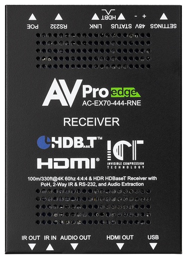 [THOM003546] AVPro Edge AC-EX70-444-RNE Ricevitore HDBaseT 70 m 10Gbps