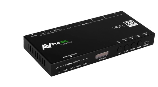 [THOM003550] AVPro Edge AC-DA-14X2 Distributore video HDMI 1 x 4 48Gbps