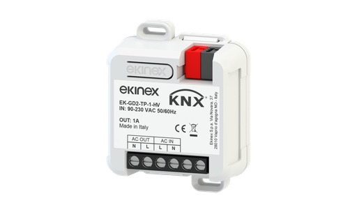[EK-GD2-TP-1-HV] EKINEX EK-GD2-TP-1-HV Dimmer KNX 90-230V~50/60Hz