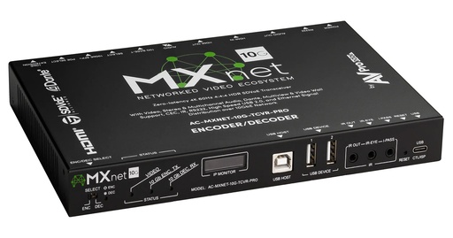 [THOM003579] AVPro Edge AC-MXNET-10G-TCVR-PRO Ricetrasmettitore 10G SDVoE AV over IP Dante e USB extender