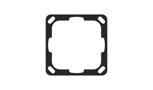 [EK-TFC-1] EKINEX EK-TFC-1 Supporto di montaggio quadrato per dispositivi non forniti da Ekinex