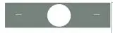 [CR-ECT-86-1F-ST] Core Tasti termostato Eclipse - Alluminio Soft-touch
