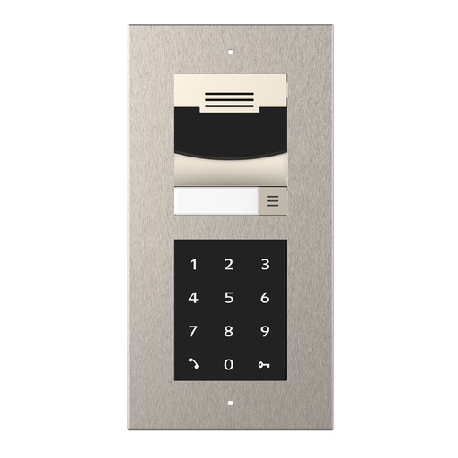 [THOM003918] CONTROL4 C4-DS3VK-2TSFM-BN Videocitofono IP da incasso a 2 moduli Brushed Nickel