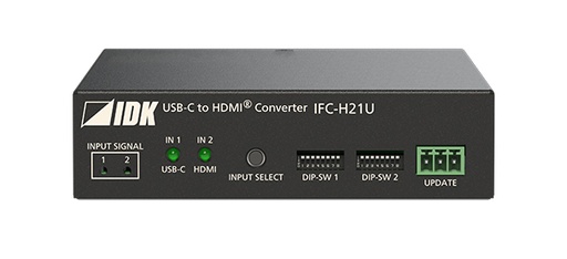 [TGES002459] IDKAV IDK IFC-H21U Switcher 2x1 USB-C e HDMI 4K@60, out HDMI