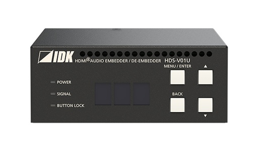 [TGES002460] IDKAV IDK HDS-V01U Embedder e Dembedder audio stereo HDMI 4K + scaler