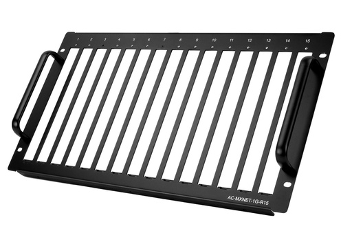 [THOM003604] AVPro Edge AC-MXNET-1G-R15 Piastra rack per ricevitori/trasmettitori SDVoE AV over IP nero
