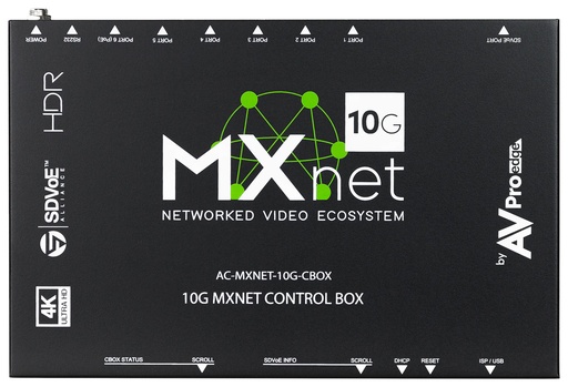 [THOM003605] AVPro Edge AC-MXNET-10G-CBOX Centro di controllo SDVoE AV over IP