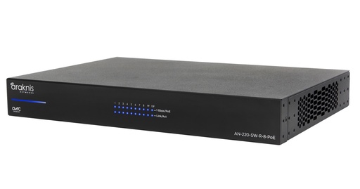 [TRET000274] Araknis AN-220-SW-F-8-POE Websmart manag. switch 8+2 porte ant. PoE+ parz.