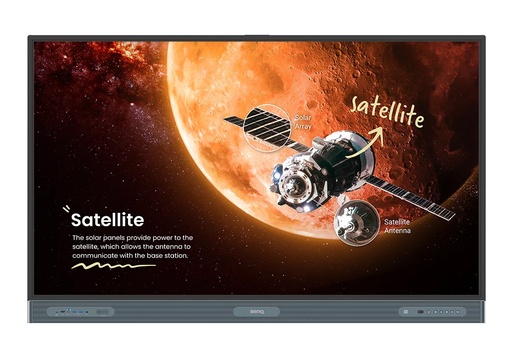 [TPLC001484] BENQ RP6504 Monitor smart board D-LED 65", 3840x2160, 400cd/mq