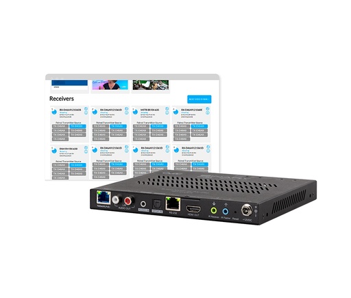 [TGES001594] BINARY B-900-MOIP-4K-RX-2AC Ricevitore Media over IP con Audio Downmix