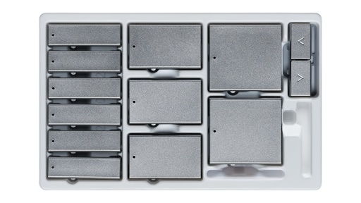[THOM002394] CONTROL4 C4-CKSK-C-AU Kit pulsanti tastiere Square Contemp. Aluminum