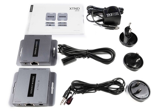 [TGES000879] HDANYWHERE XTND 2K (30) Kit trasmissione HDMI PoE su singolo cavo a 30 m
