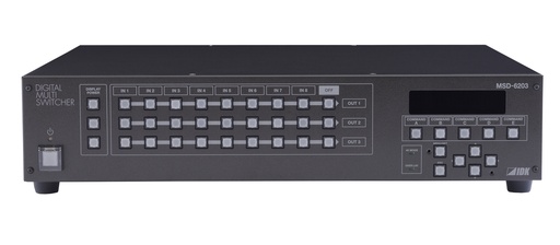[TGES001129] IDKAV IDK MSD-6203-DNT Switcher 3 scaler seamless, 8 IN/3 OUT + DANTE