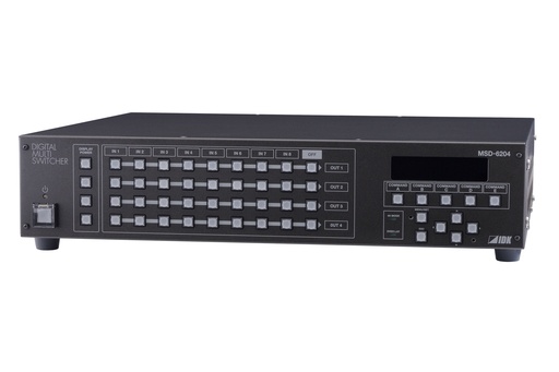 [TGES001131] IDKAV IDK MSD-6204-DNT Switcher 4 scaler seamless, 8 IN/4 OUT + DANTE